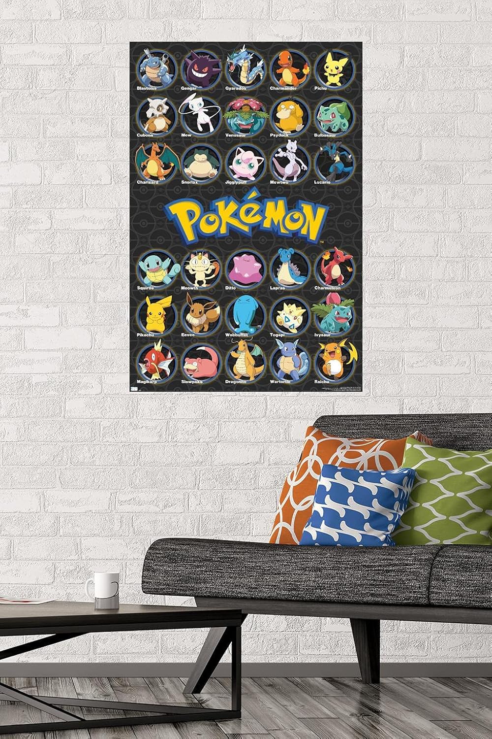 Trends International Pokémon – El favorito de todos los tiempos – Póster de pared (22.37 pulgadas x 34 pulgadas  56.8 x 86.36 cm., póster y paquete