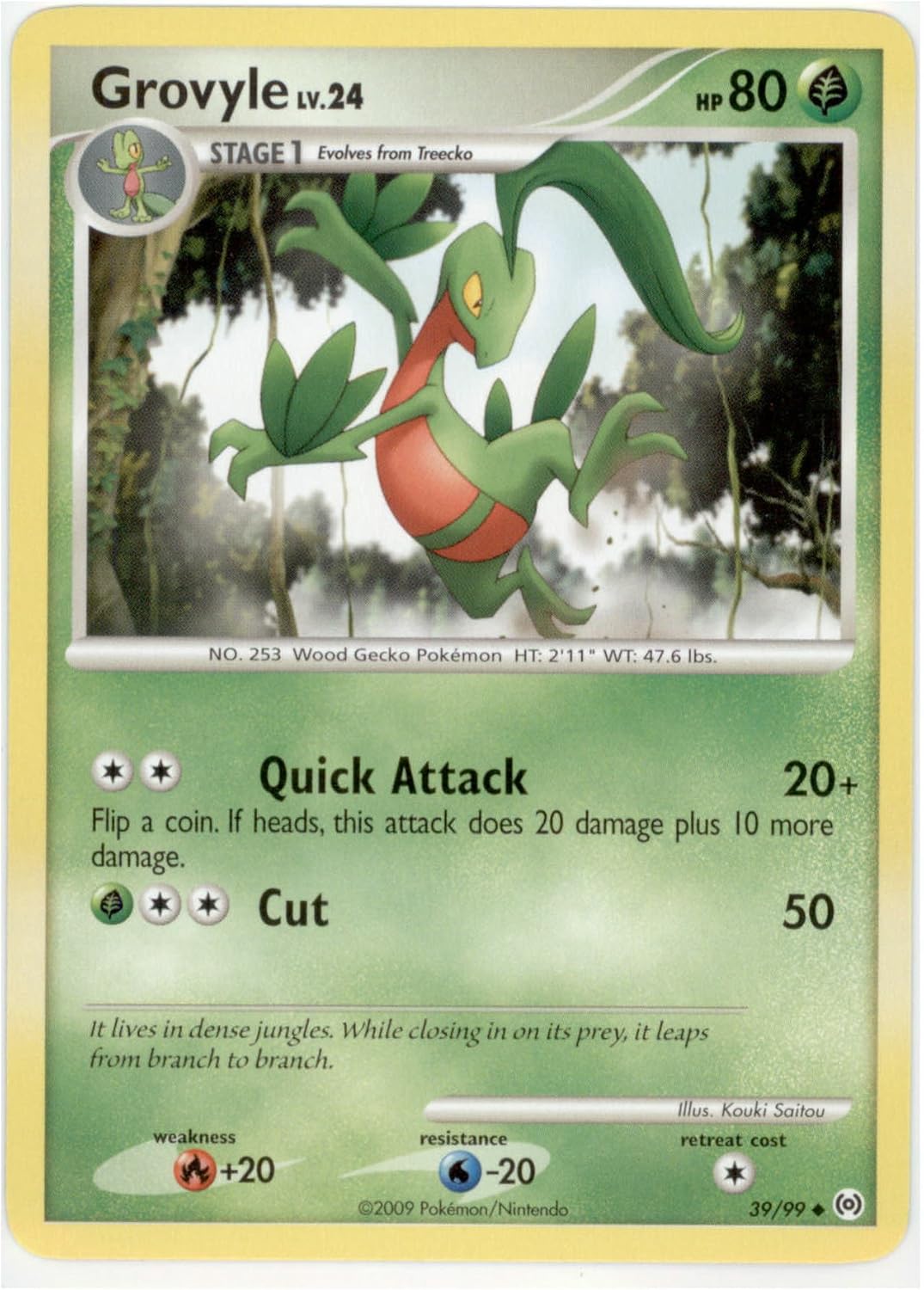 Pokemon – Grovyle (39) – Arceus