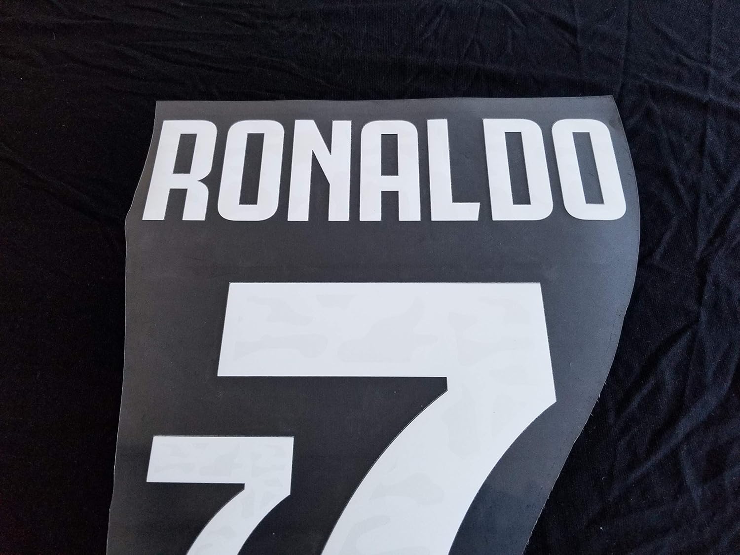 Patches Juventus 2019-2020#7 Cristiano Ronaldo Inicio Nameset Conjunto de nombres Camisa Impresión Fuente 19 20 Away