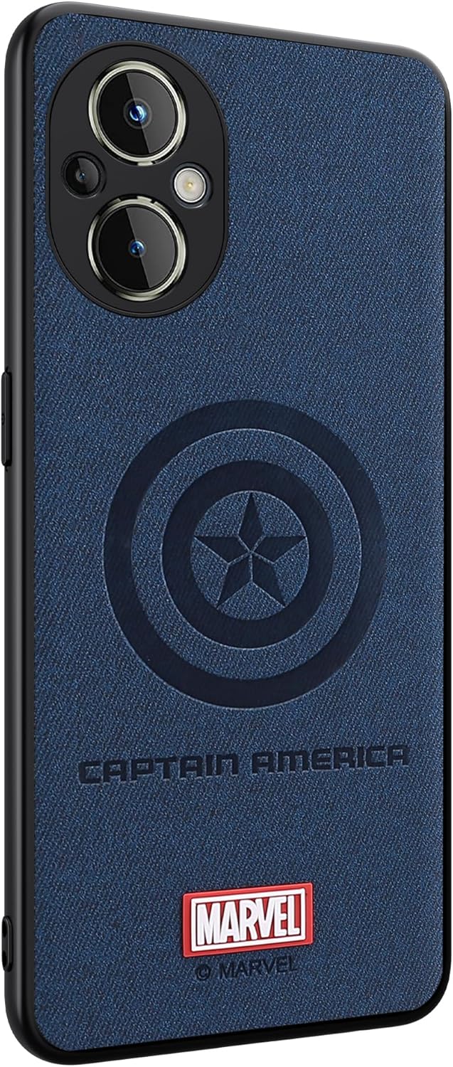 Funda para OnePlus Nord N20 5G, con personaje de superhéroe, compatible con OnePlus Nord N20 de piel (azul) para hombre y mujer