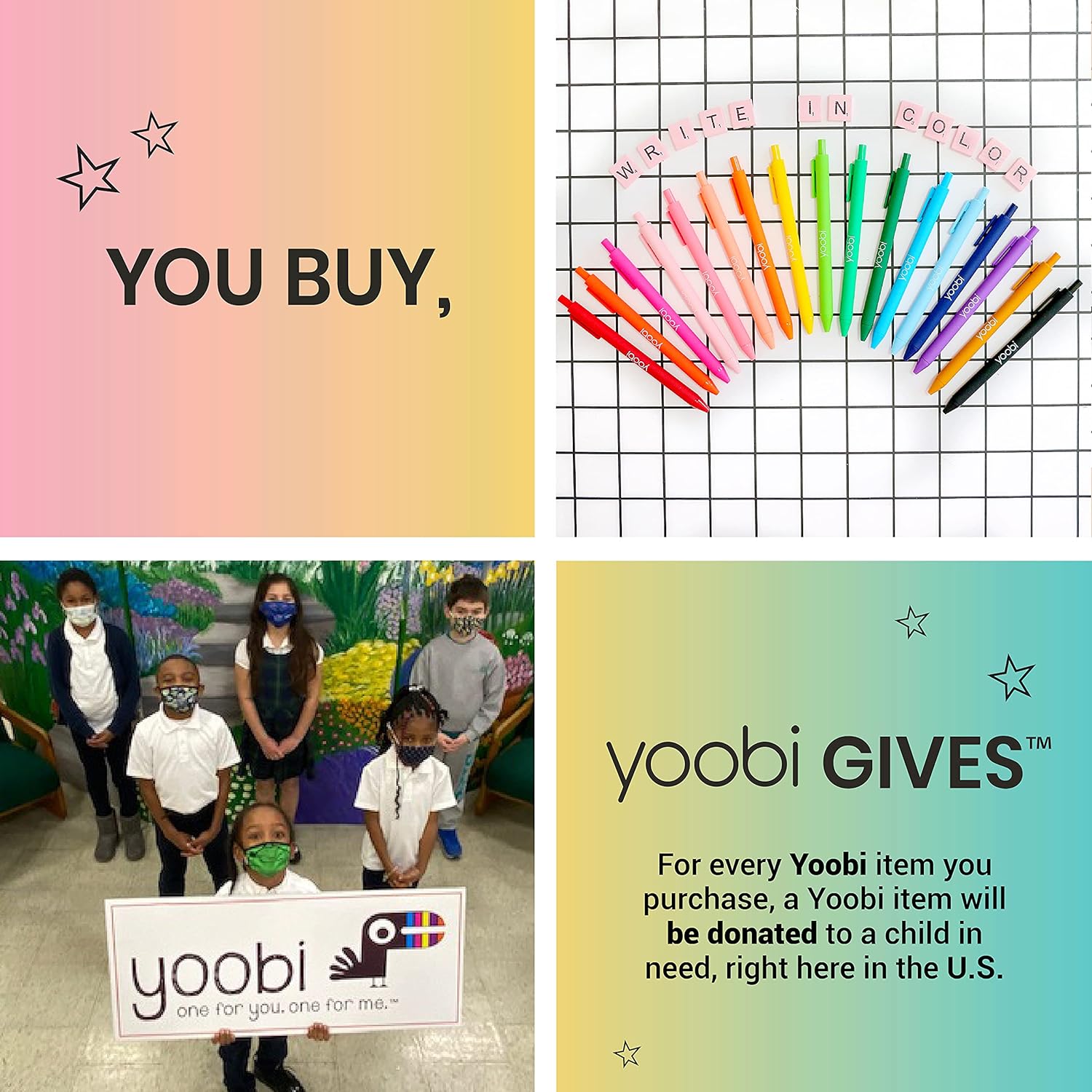 Yoobi El libro de actividades definitivo, 100 páginas llenas de diversión para colorear, laberintos, búsquedas de palabras y rompecabezas, 0.5 x 5 x