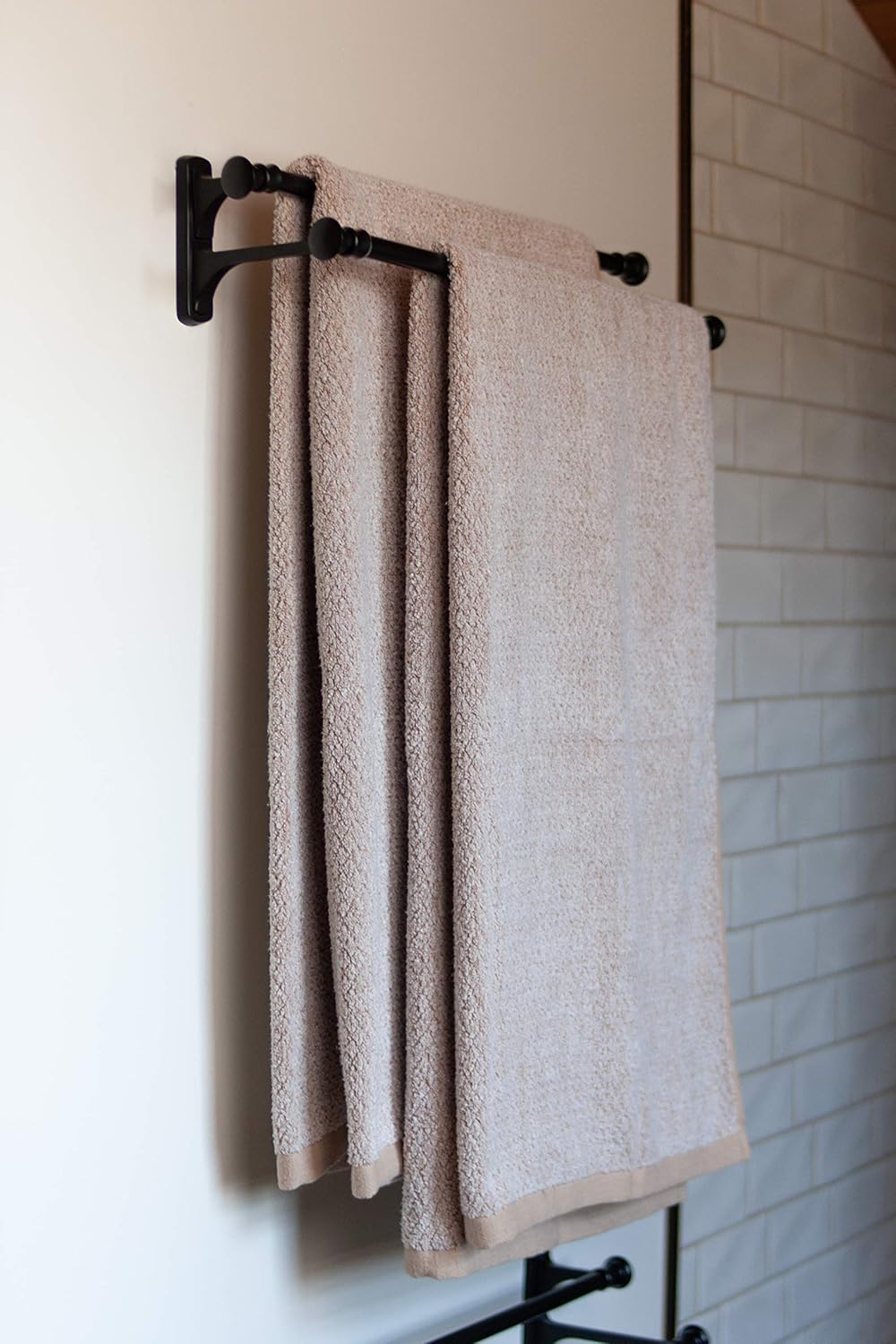 Everplush– Toalla de baño de Jacquard diamante