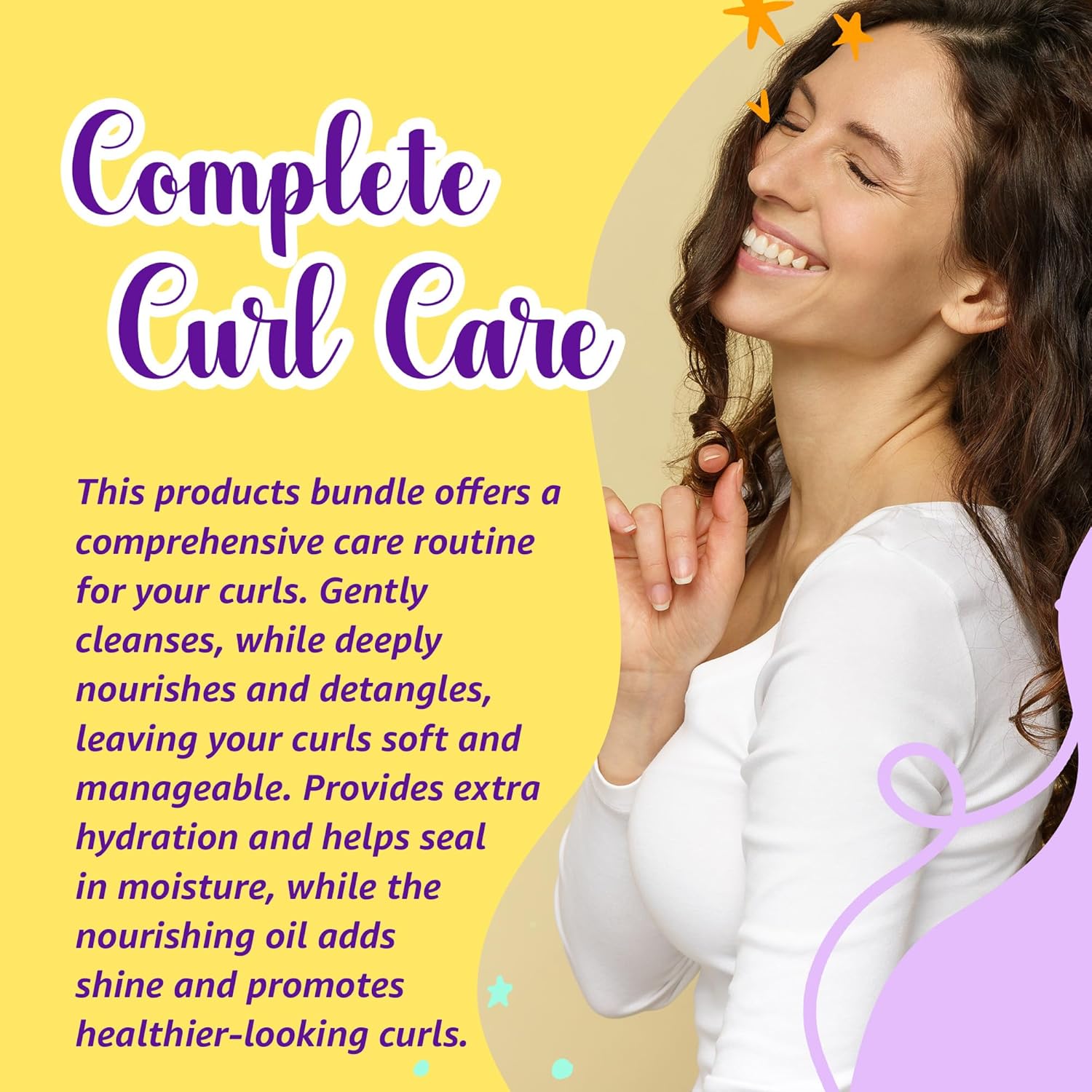 Set de champú y acondicionador hidratante sin enjuague, kit nutritivo para el cabello, productos para el cabello rizado, nuez de macadamia, paquete