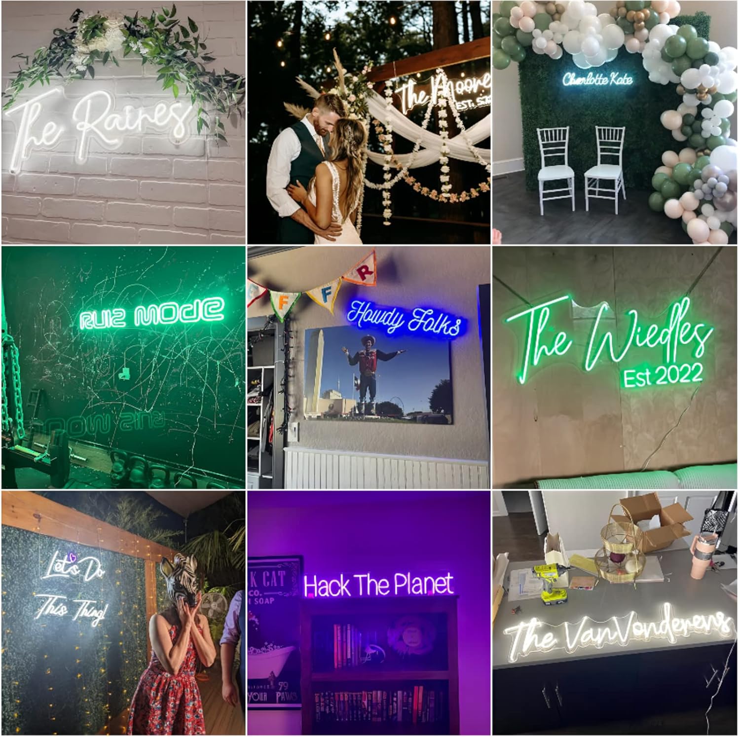 Letreros de neón personalizados, letreros LED de neón regulables personalizados para cumpleaños familiar, bar, boda, fiesta, luz nocturna y logotipo