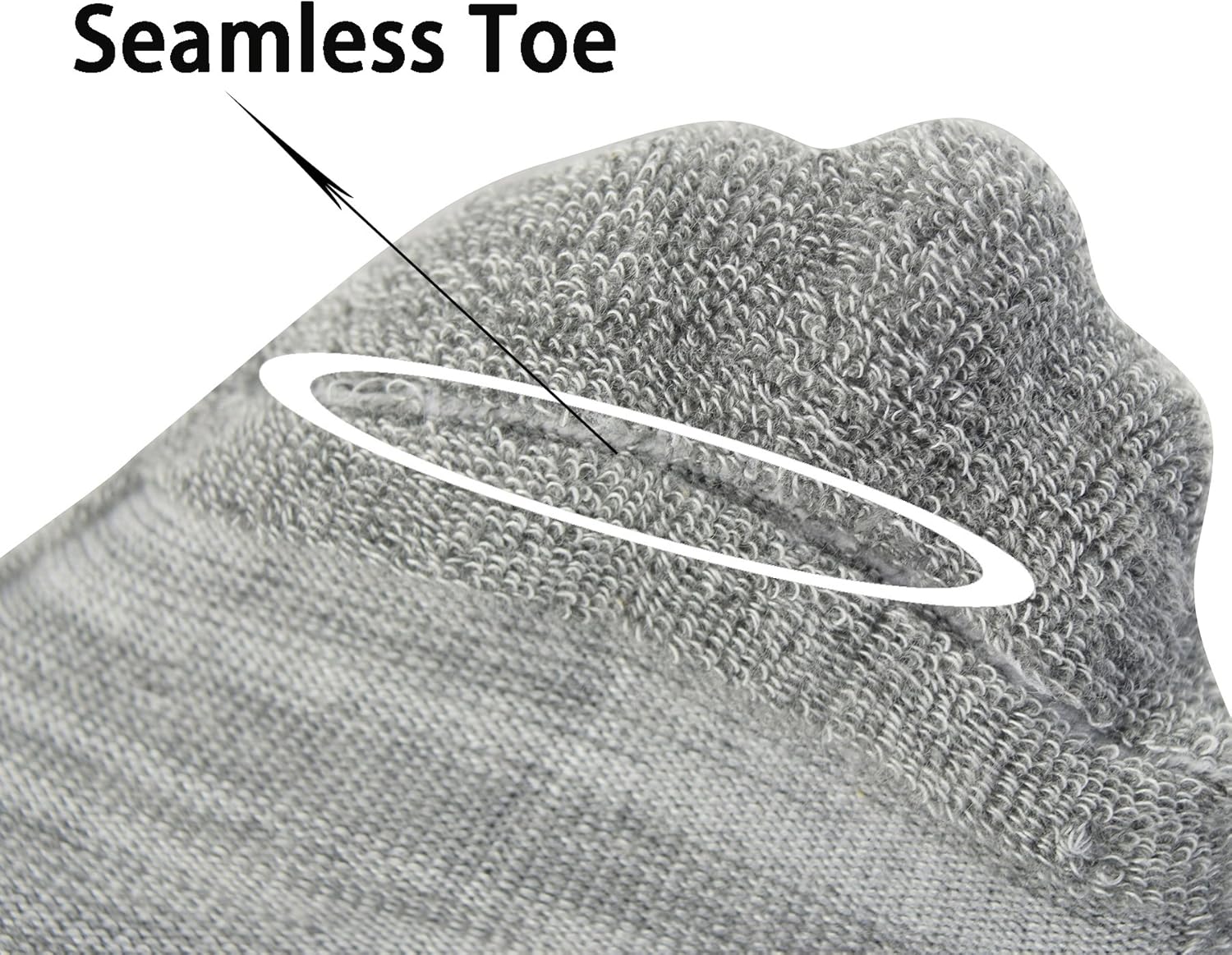 Yomandamor 4 pares de calcetines tobilleros diabéticos para hombre con puntera sin costuras y suela acolchada, talla L (tamaño de calcetines 10-13)