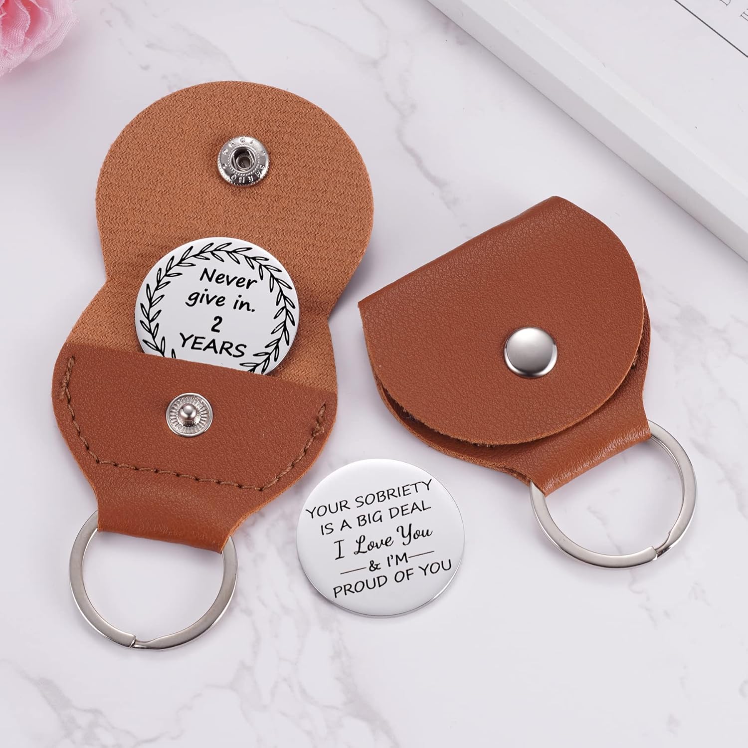Ukodnus Moneda de sobriedad de 1 a 30 años Ficha de recuperación de 1 a 11 meses Aniversario sobrio AA Medallón de Recuperación Chip de 12 Pasos