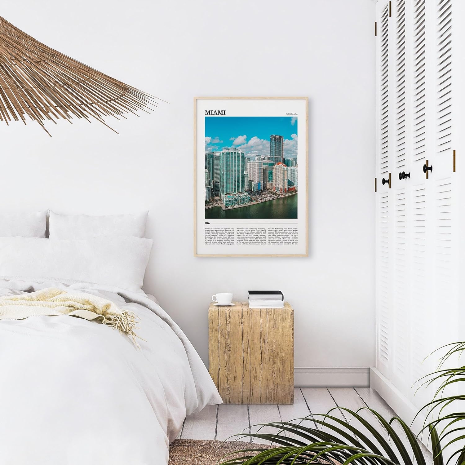 Miami Travel Poster 1, Miami Wall Art, Miami Poster Print, Miami Photo, Miami Decor, Florida, USA