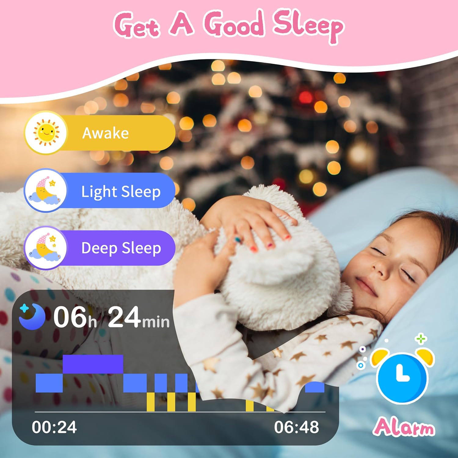 ZOSKVEE Reloj inteligente para niños, IP68 resistente al agua, reloj de fitness con esfera de reloj DIY de 1.4 pulgadas, monitor de frecuencia