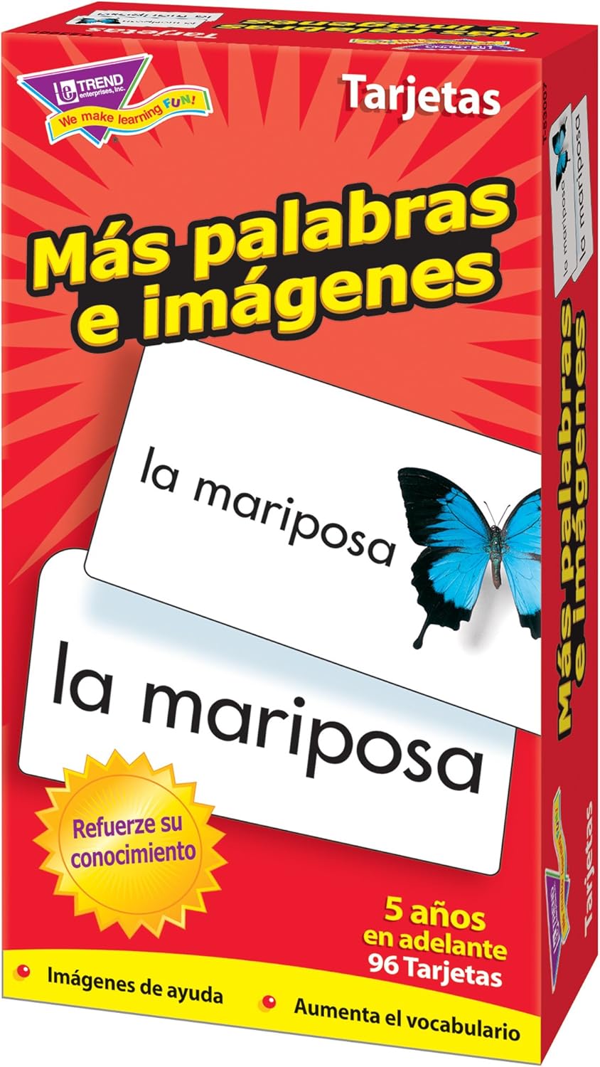 Más palabras e imágenes (Más palabras de imagen) Tarjetas flash