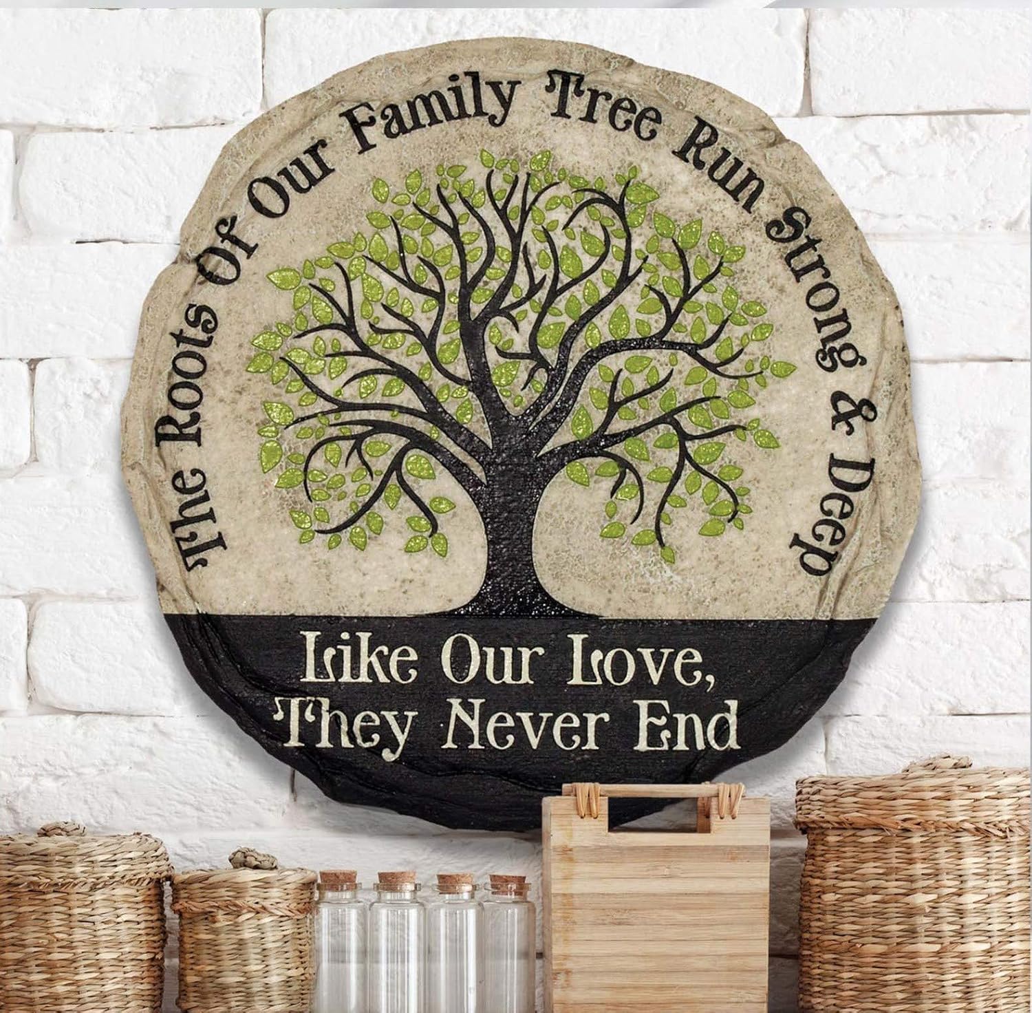 Spoontiques – Decoración de jardín – If Love Could Have Saved You Stepping Stone – Piedra decorativa para jardín