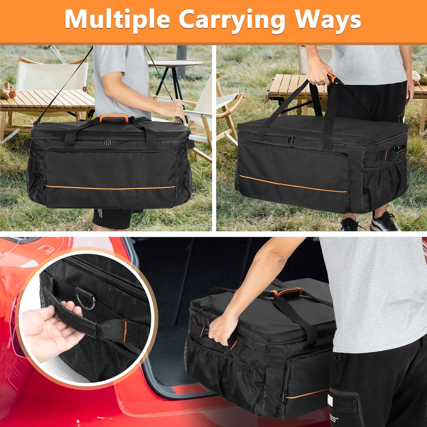 HODRANT Bolsa de transporte para parrilla compatible con parrilla Ninja Woodfire OG701 OG751, cubierta de parrilla al aire libre para parrilla