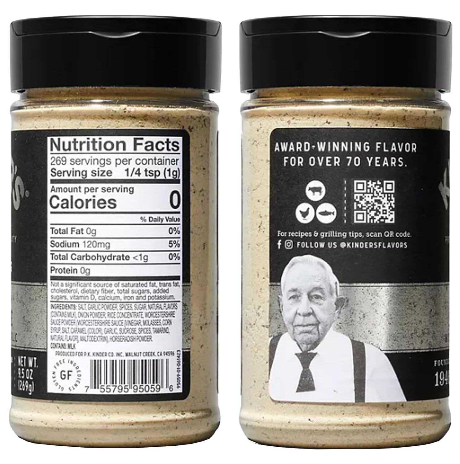 Pegasus Premium Variety Pack  Kinder’s Creamy Steakhouse Seasoning 9.5oz (paquete de 2) y Pegasus Premium Brands 3 Step Tapa Tapa