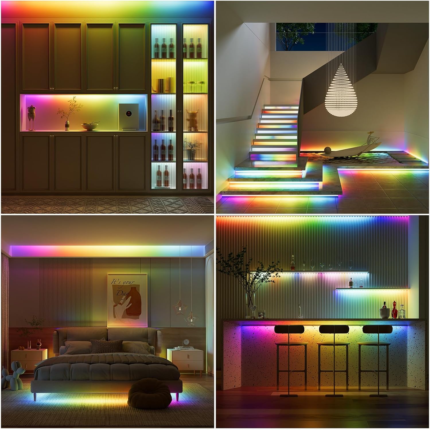 GINGSOW Controlador LED de música Bluetooth SP611E para 1903B WS2812b WS2811 IC RGB persecución tira LED de color sincronización direccionable