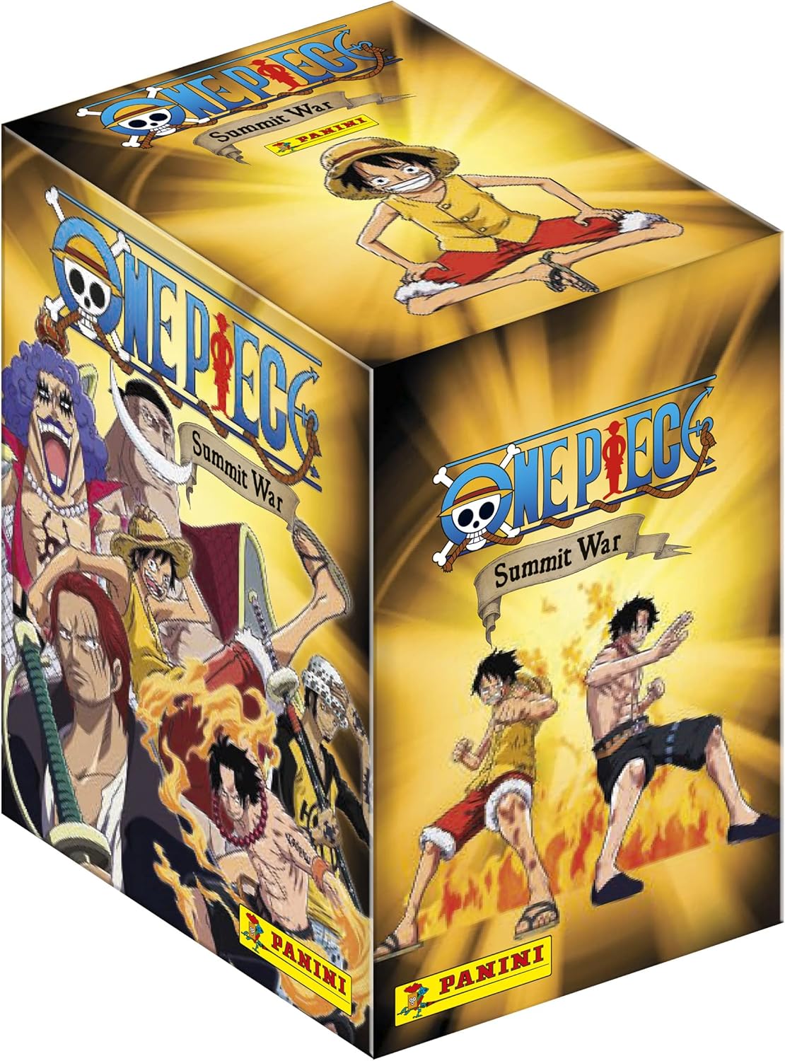 Panini – Una pieza 2 Pochettes 5 Pegatinas y Boite de 36
