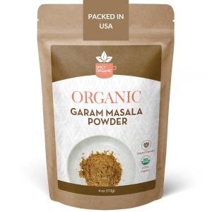 SPICY ORGANIC Garam Masala – Mezcla tradicional de especias indias para curry, condimento de pollo, adobos, arroz, sopas, guisos, tofu y paneer, SPICY ORGANIC Garam Masala – Mezcla tradicional de especias indias para curry, condimento de pollo, adobos, arroz, sopas, guisos, tofu y paneer,