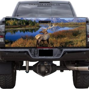 GRAPHIX EXPRESS Adhesivo para puerta trasera de camioneta (T79 Deer Hunting), calcomanías para puerta trasera para camionetas, calcomanías gráficas GRAPHIX EXPRESS Adhesivo para puerta trasera de camioneta (T79 Deer Hunting), calcomanías para puerta trasera para camionetas, calcomanías gráficas