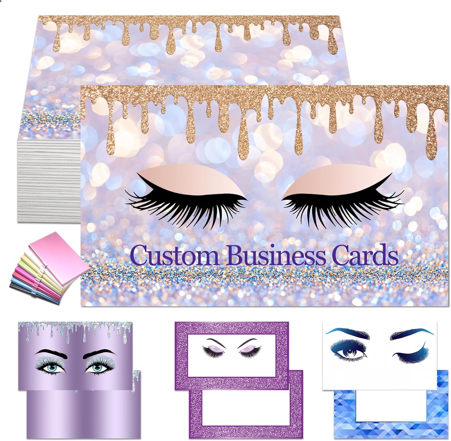 Tarjetas de visita personalizadas con logotipo, tarjetas de visita personalizadas para pequeñas empresas, 100, 200, 500, 1000, personalizables,
