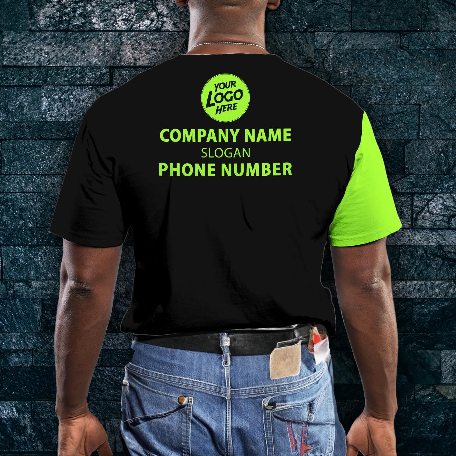 Hi Vis Sudadera con capucha – Logotipo personalizadoNombre de alta visibilidad Ropa de trabajo de protección al aire libre Equipo de trabajo uniforme