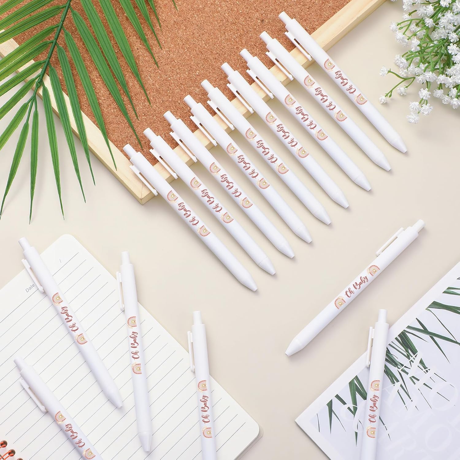 36 bolígrafos retráctiles de tinta de gel para baby shower, para invitados, juegos a granel, niños o niñas, bolígrafos de gel retráctiles,