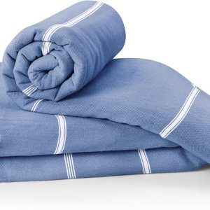 Utopia Towels Paquete de 2 toallas turcas de playa (40 x 72 pulgadas), de gran tamaño, 100% algodón, sin arena, ligeras, absorbentes, de secado Utopia Towels Paquete de 2 toallas turcas de playa (40 x 72 pulgadas), de gran tamaño, 100% algodón, sin arena, ligeras, absorbentes, de secado