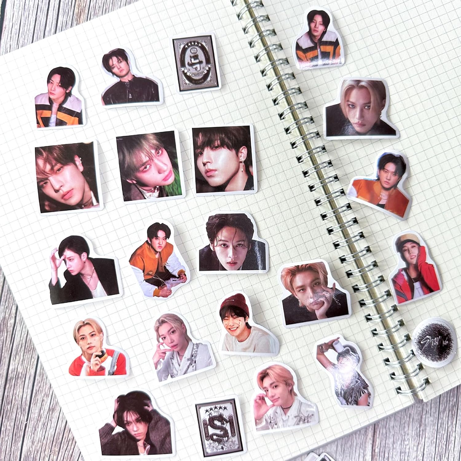 88 calcomanías Kpop, calcomanías coreanas de Kpop Boy Group para niñas, niños, adolescentes y adultos, calcomanías de vinilo impermeables para