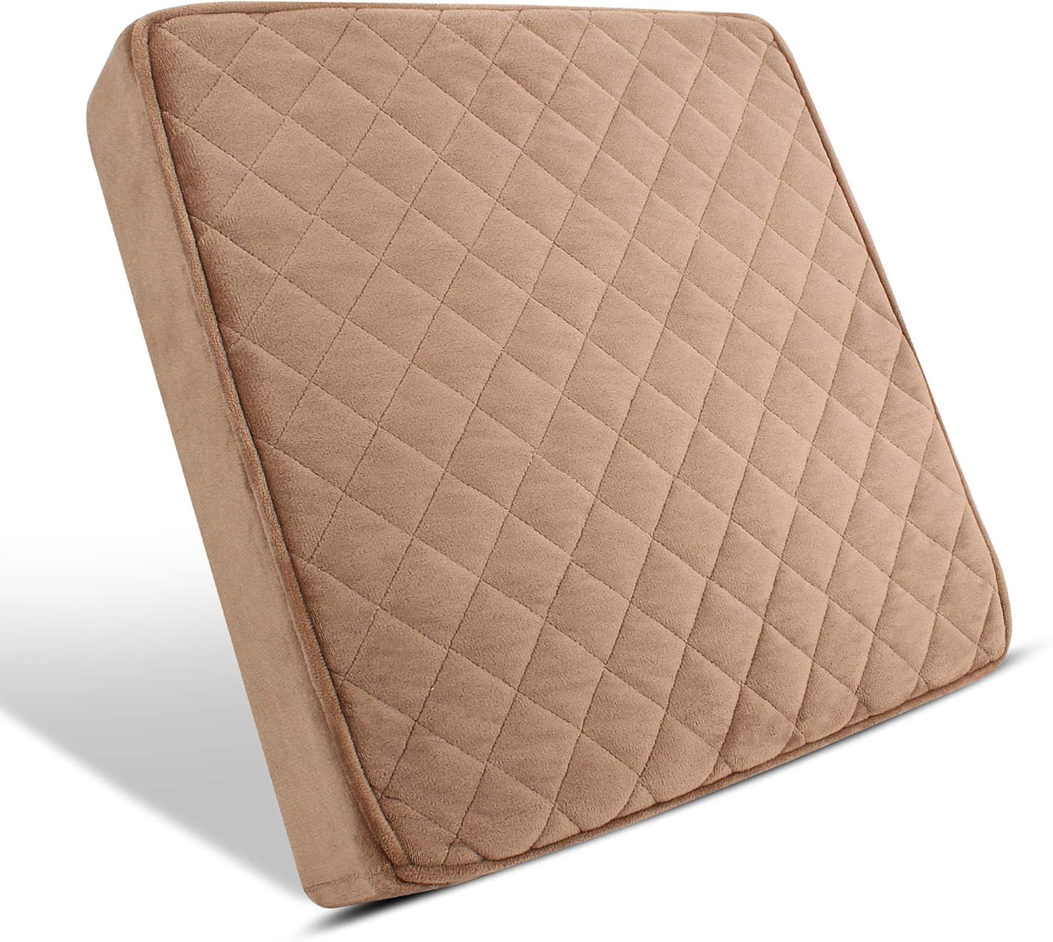 Cojín para asiento de silla, de espuma viscoelástica, 18 x 18 x 3 pulgadas, cuadrados, gruesos, antideslizantes, para cocina, comedor, sillas de