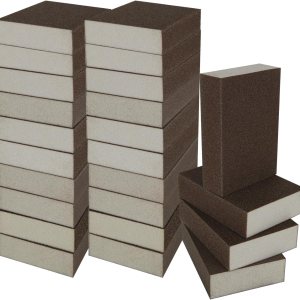 Paquete de 24 esponjas de lijado, bloque de lijado húmedo y seco, grueso, medio, fino, superfino, 4 especificaciones diferentes, bloques de esponja Paquete de 24 esponjas de lijado, bloque de lijado húmedo y seco, grueso, medio, fino, superfino, 4 especificaciones diferentes, bloques de esponja