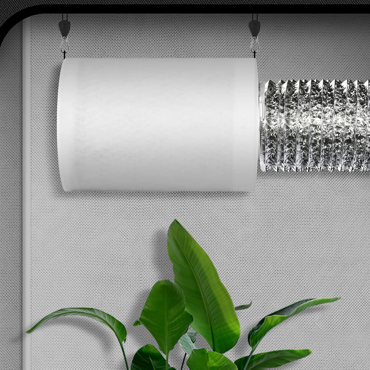 iPower Cubierta de repuesto para filtro de carbono de aire de 6 pulgadas para filtro de carbono de aire de 6 pulgadas