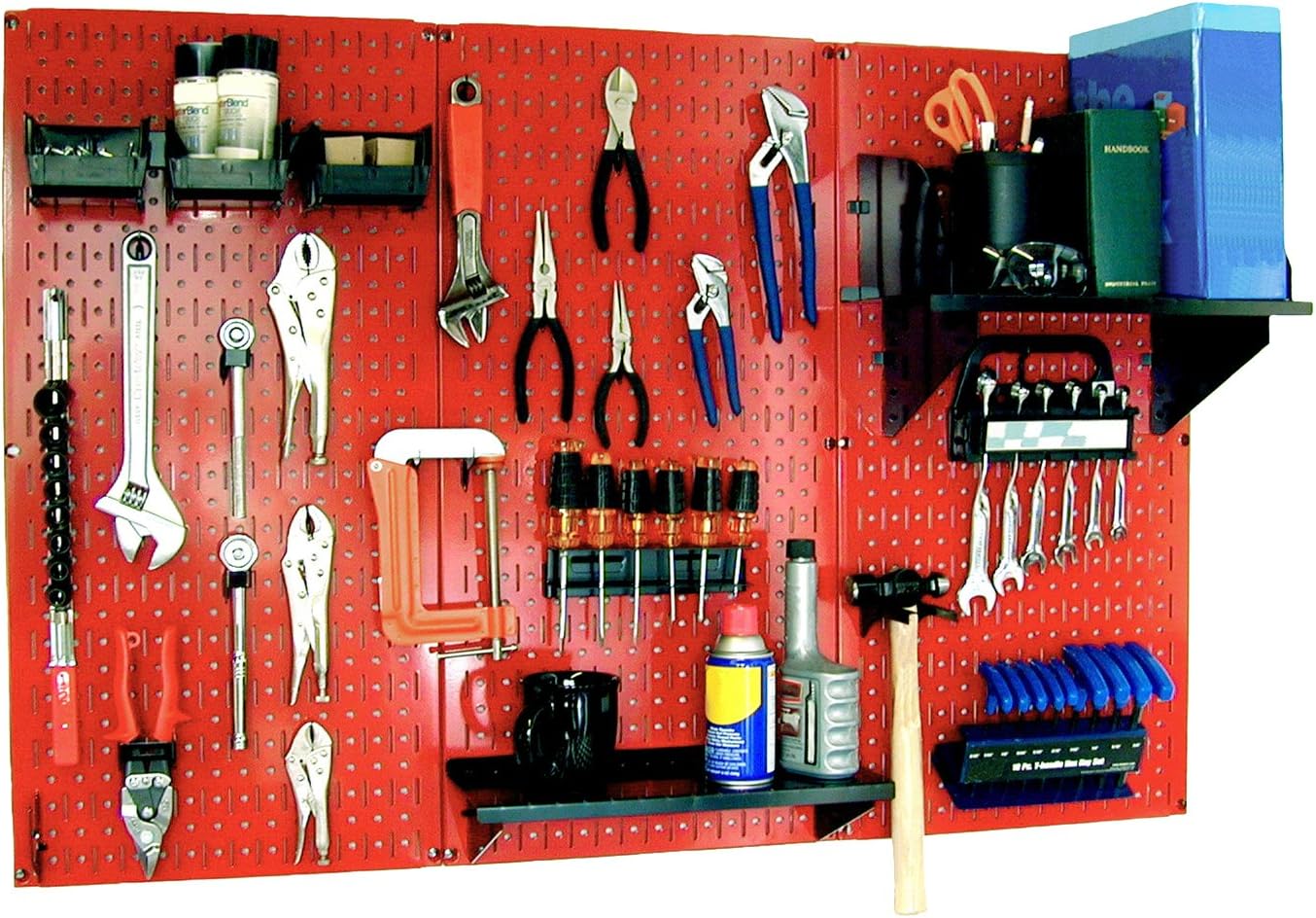Organizador de herramienta control de pared 30-wrk-400wb estándar panel perforado mesa de trabajo de metal