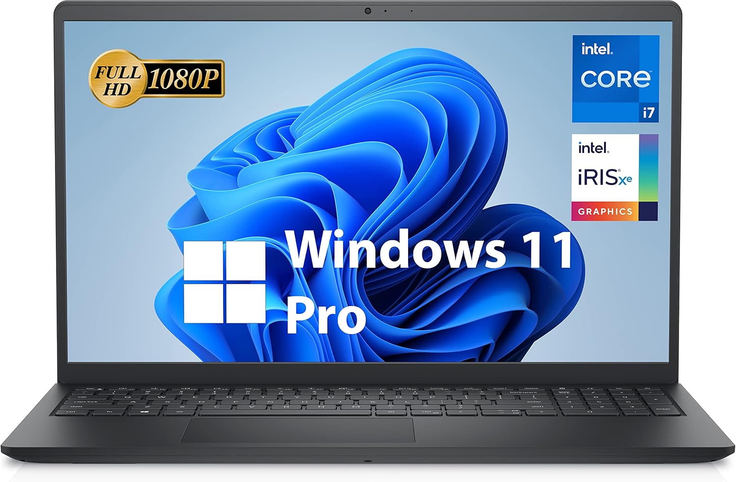 Dell Laptop de negocios Inspiron 15 3000 2023, pantalla FHD de 15.6 pulgadas, Intel Core i7-1255U de 12 generación, teclado retroiluminado, Windows