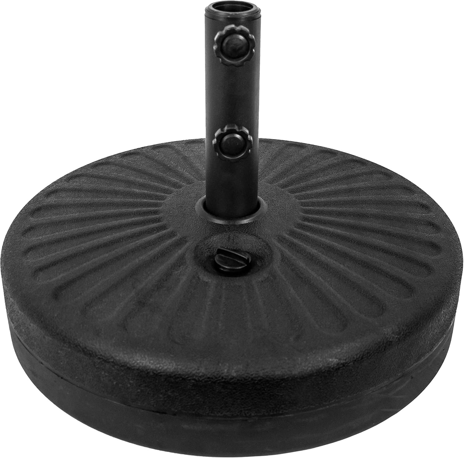 Strombergbrand – Base de sombrilla para patio, Negro -, Base