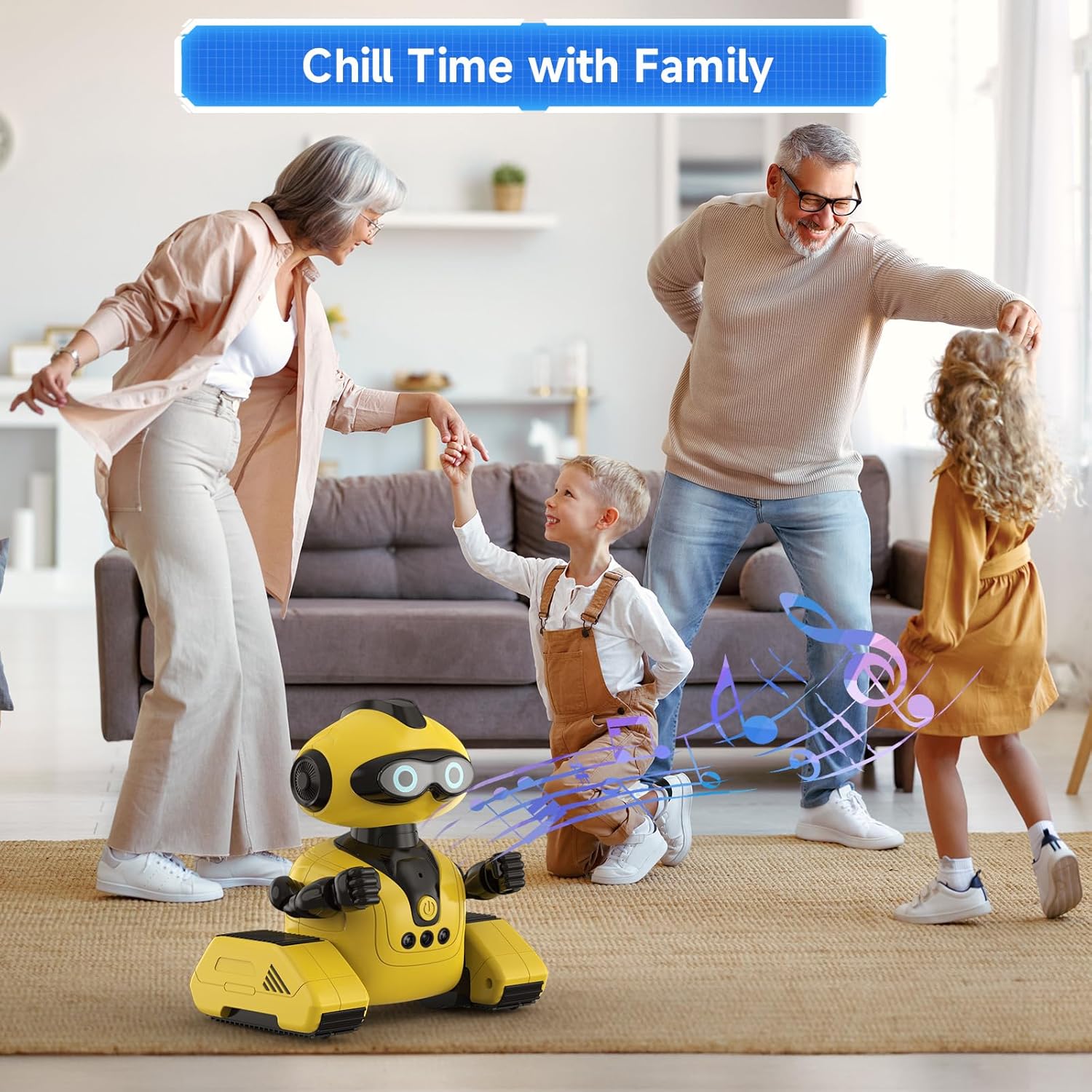 AONGAN Juguetes robot, robot de control remoto, detección de gestos, programación inteligente, recargable para niños de 8 a 10 años