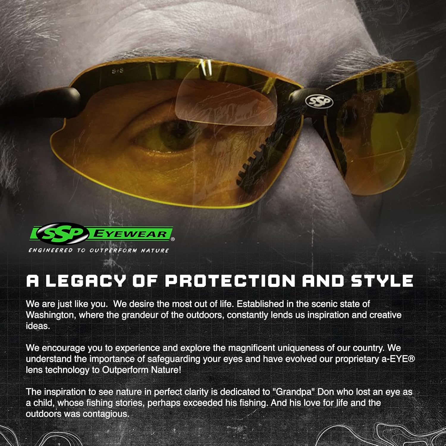 SSP Eyewear Top Focal Ultra Tactical Safety Shooting Glasses, HD A-Eye NVRfog Lenses
