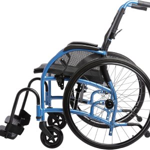 Silla de ruedas plegable ligera de 24 pulgadas para adultos y personas mayores, soporte lumbar ajustable integrado, asiento de 20 pulgadas modelo 2.0 Silla de ruedas plegable ligera de 24 pulgadas para adultos y personas mayores, soporte lumbar ajustable integrado, asiento de 20 pulgadas modelo 2.0