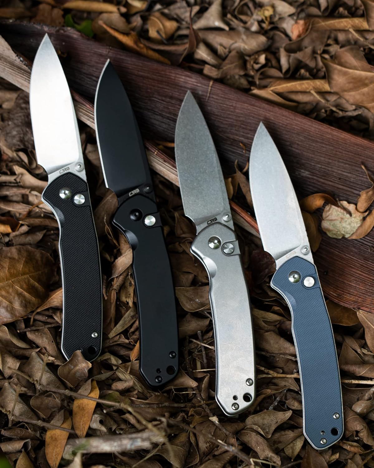 CJRB – Cuchillo plegable pirita (J1925) AR-RPM9 hoja y mango de acero inoxidable PVD negro con bloqueo de botón EDC Navaja de bolsillo con clip