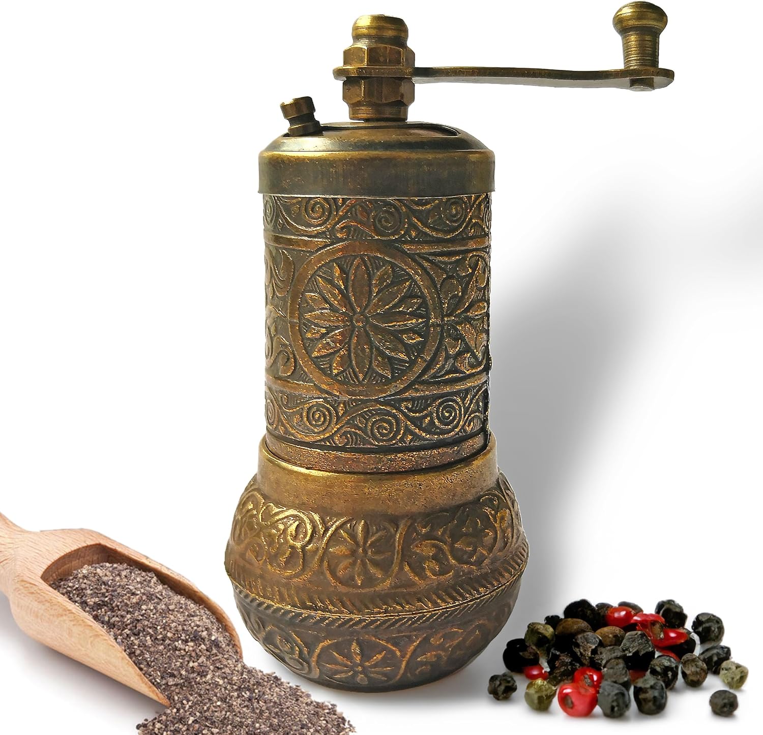 Molinillo de pimienta – Molinillo manual de especias – Molinillo de hierbas – Molinillo de pimienta – Molinillo de pimienta – Molinillo de especias
