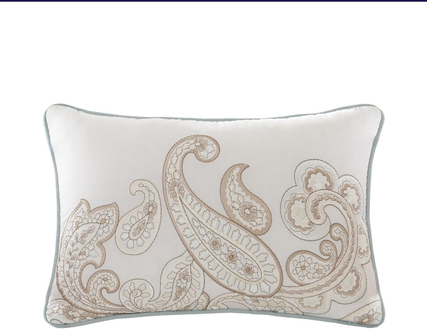 Madison Park Pure Ronan – Juego de edredón 100% algodón, diseño casual de cachemira, para todas las estaciones, colcha ligera, fundas de almohada,
