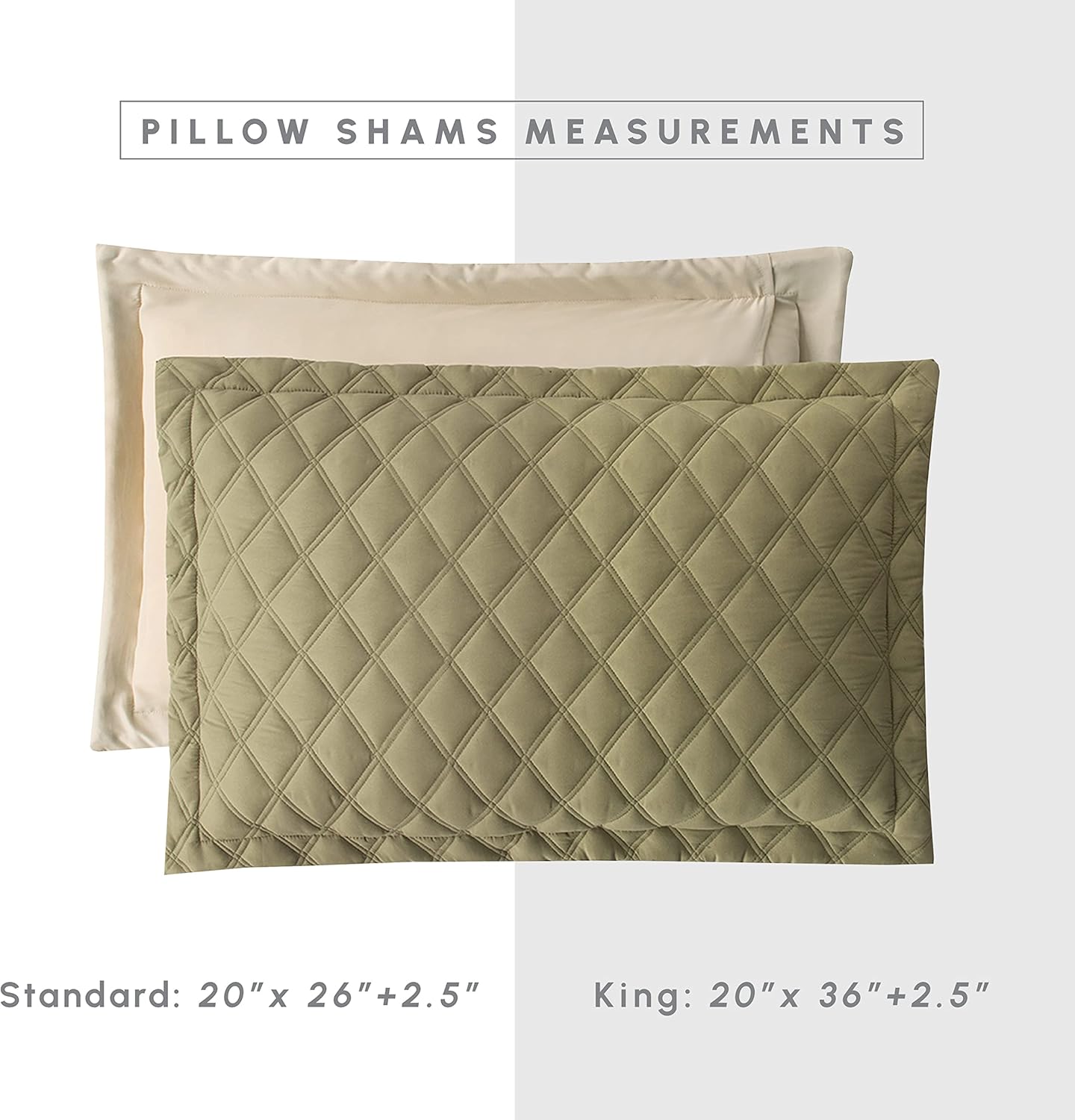 Elegant Comfort Juego de colcha reversible acolchada de 3 piezas con fundas de almohada, exquisitas costuras de diamante para todas las estaciones,