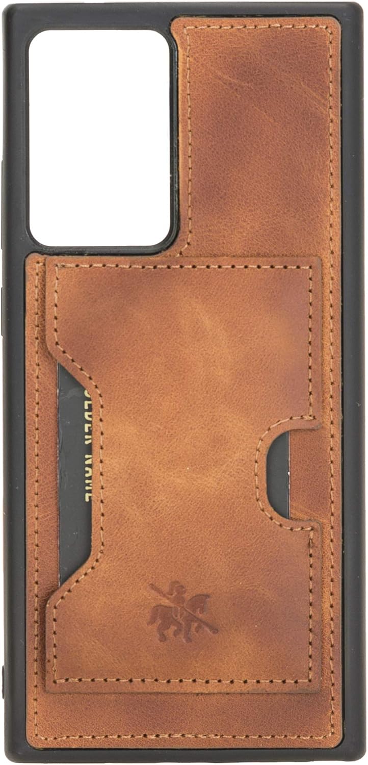 Venito Florence – Funda de piel tipo cartera compatible con Samsung Galaxy Note 20 Ultra (6.9 pulgadas), extra segura con bloqueo RFID, cartera