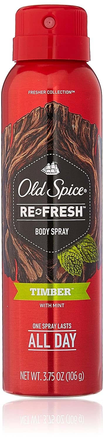 Old Spice Re Fresh Spray corporal – Colección Fresher de 3.75 onzas (paquete de 2)