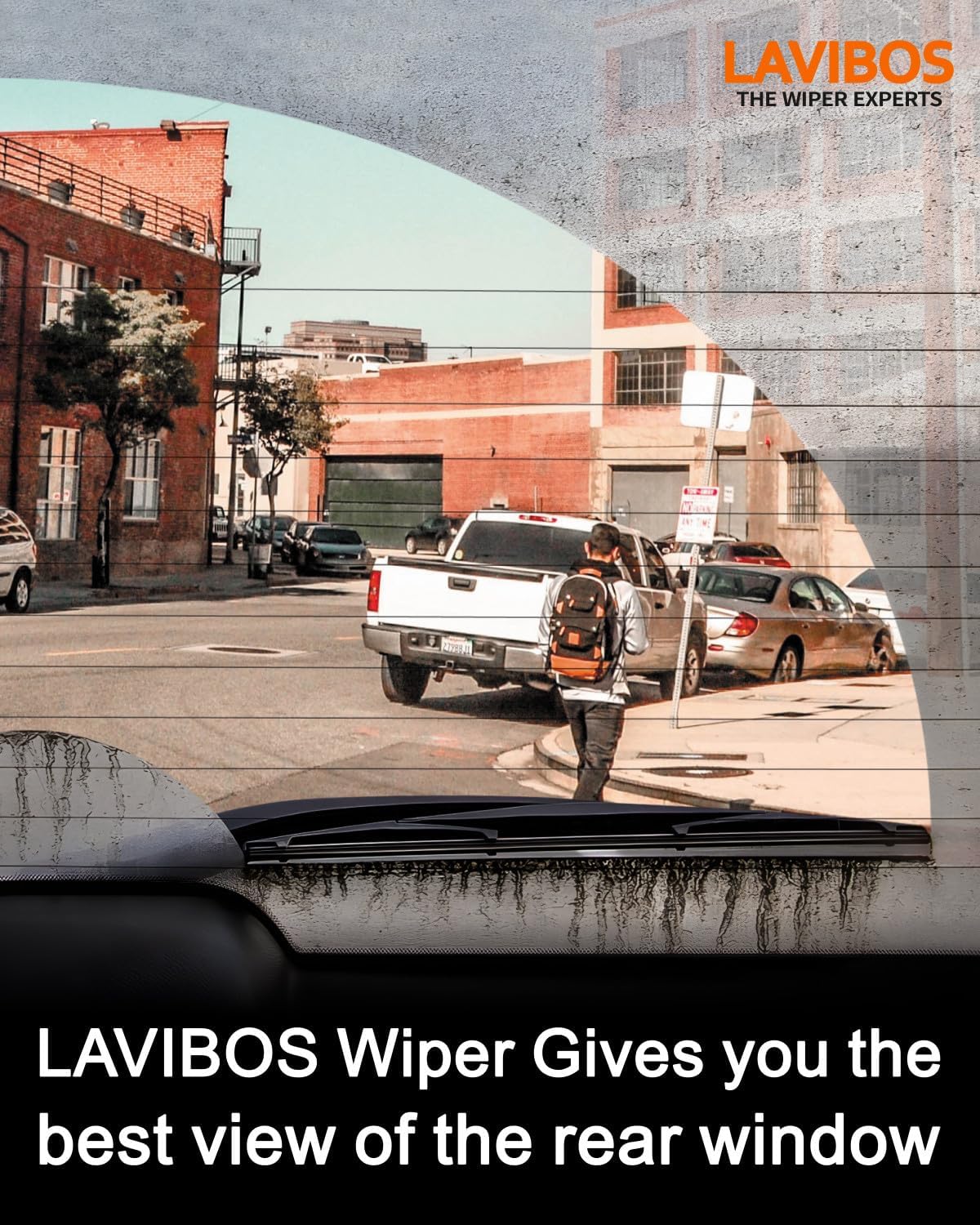 LAVIBOS Limpiaparabrisas trasero de 12 pulgadas (12A), limpiaparabrisas trasero para RAV4 22-19,12-01, Highlander 19-01, Land Cruiser, lexus NX, UX,