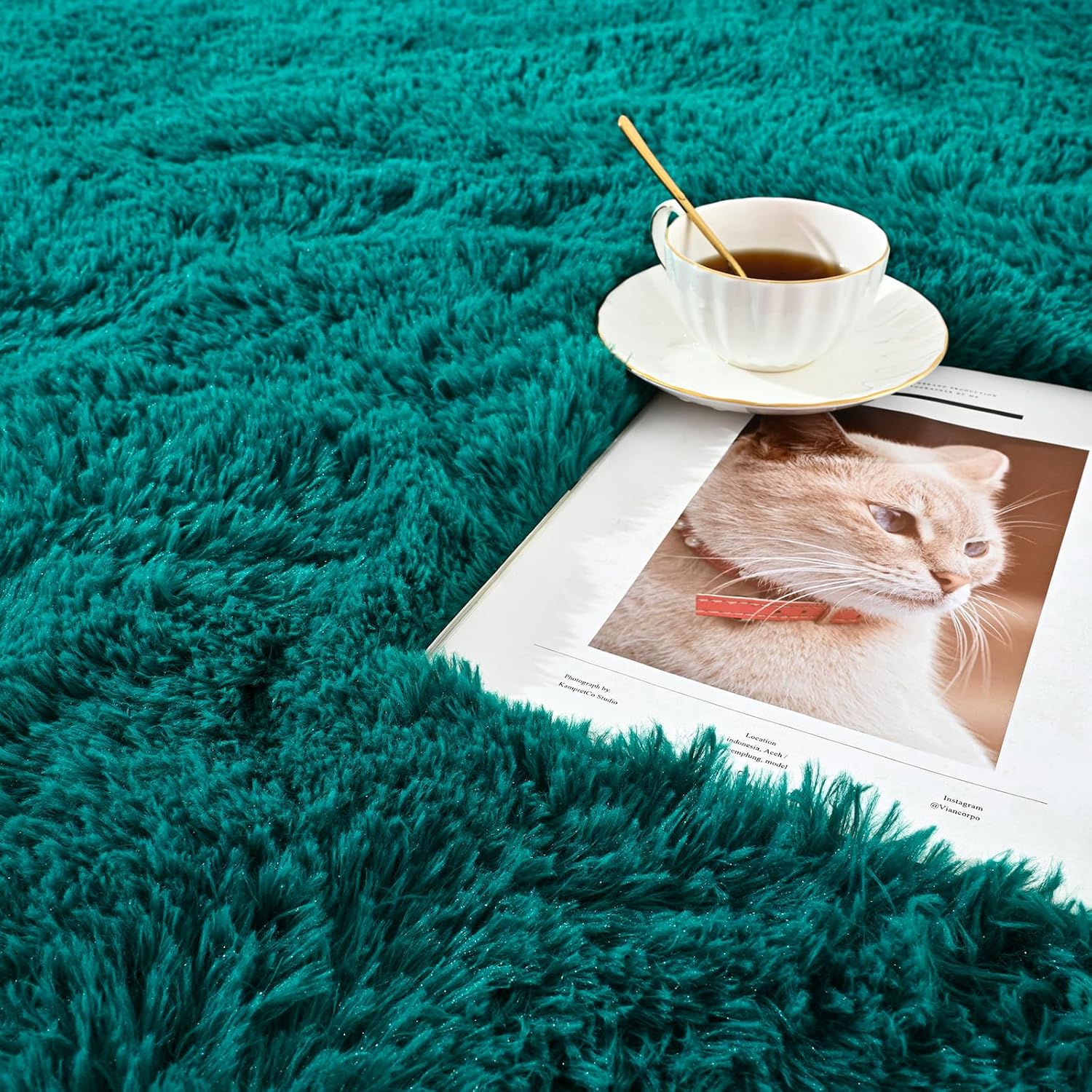 HOMORE Alfombra mullida de lujo para área, moderna, para dormitorio, sala de estar, alfombra súper suave y cómoda, lindas alfombras para niños,