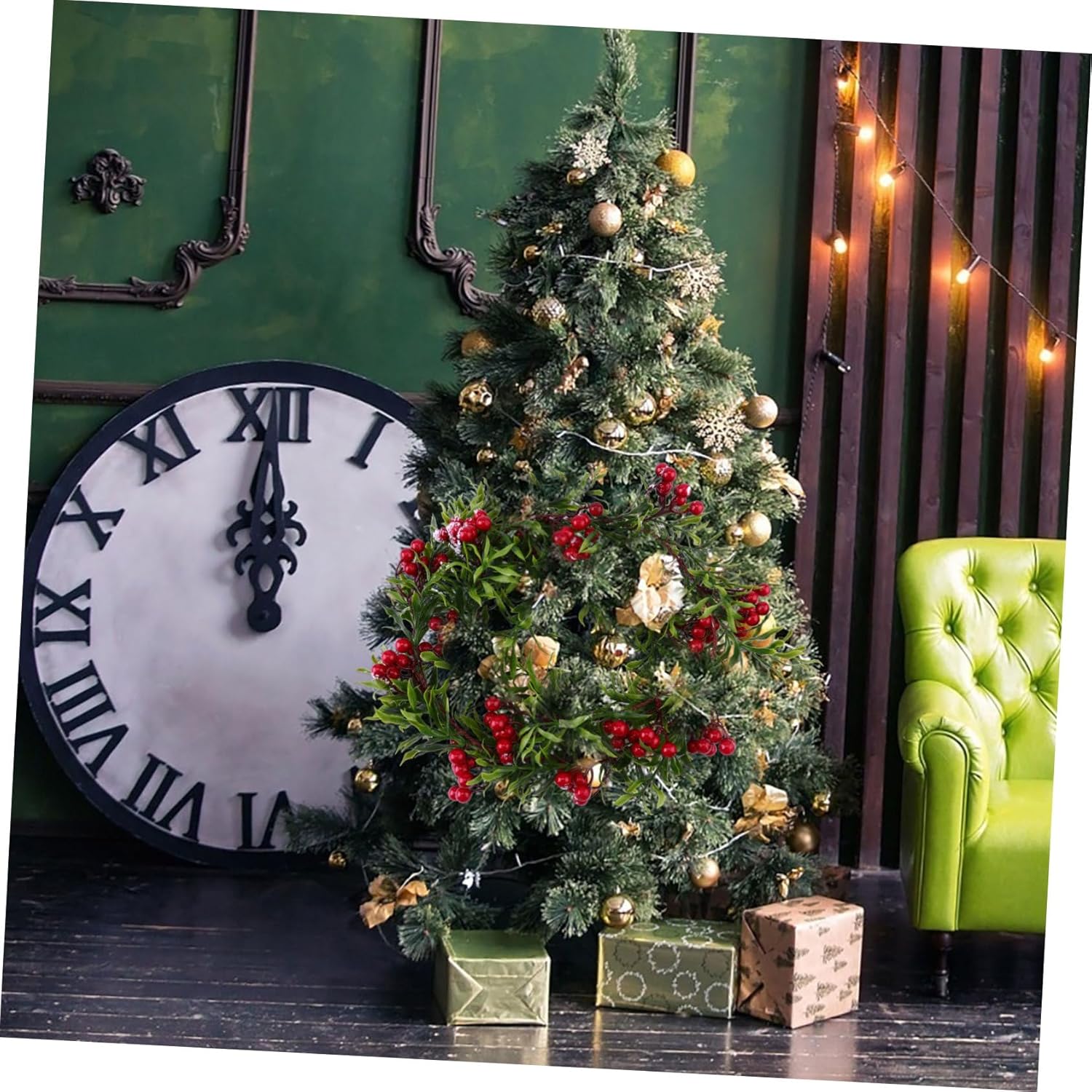 Decoración de casa de bastón de Navidad para el hogar, decoración de chimenea, guirnalda de otoño, decoración navideña para colgar en la pared,