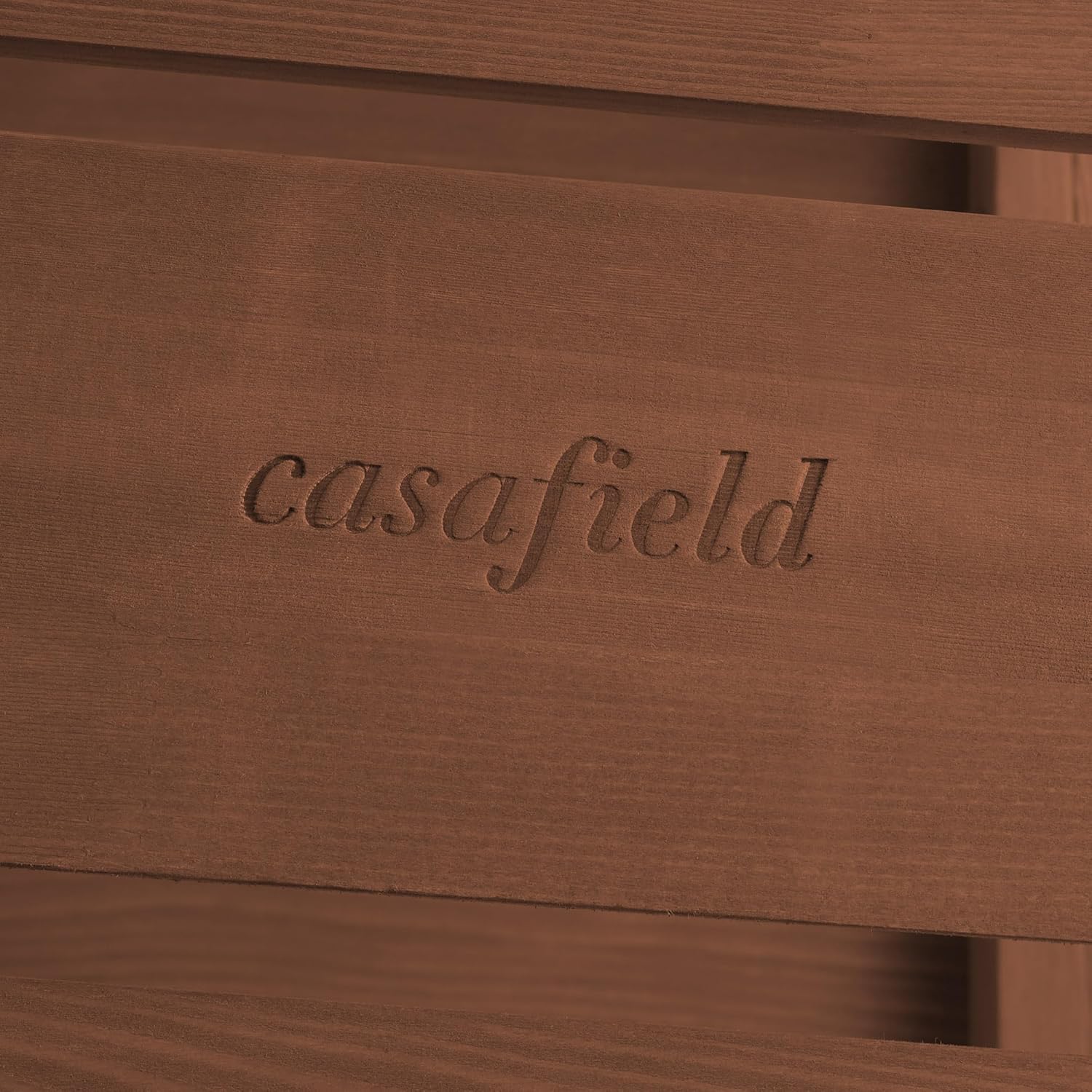 Casafield Adirondack Mesa auxiliar, mesa auxiliar de madera de cedro para exteriores con estante para patio, terraza, césped y jardín, color espresso