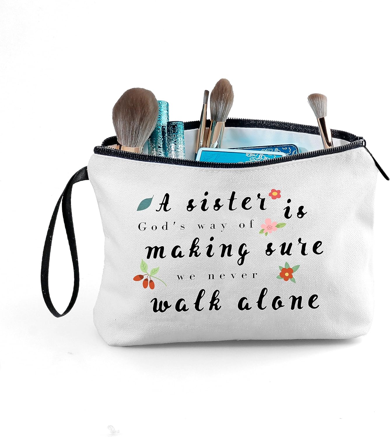 Regalos de amistad para mujeres, mujeres, mejores amigas, hermanas, niñas, pequeñas bolsas de maquillaje, bolsas de cosméticos de regalo para