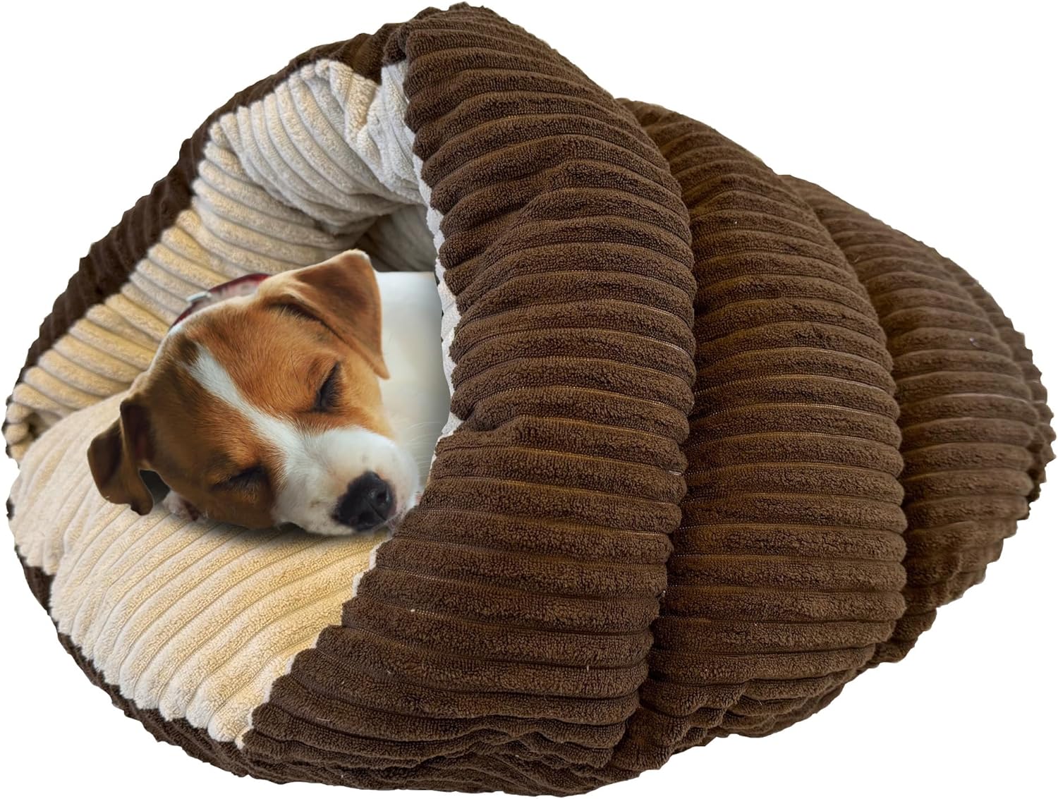 SPOT Sleep Zone Cuddle Cave – Cama tipo cueva para gatos de interior y mini perros, duradera, cómoda, lavable para gatitos y cachorros de menos de
