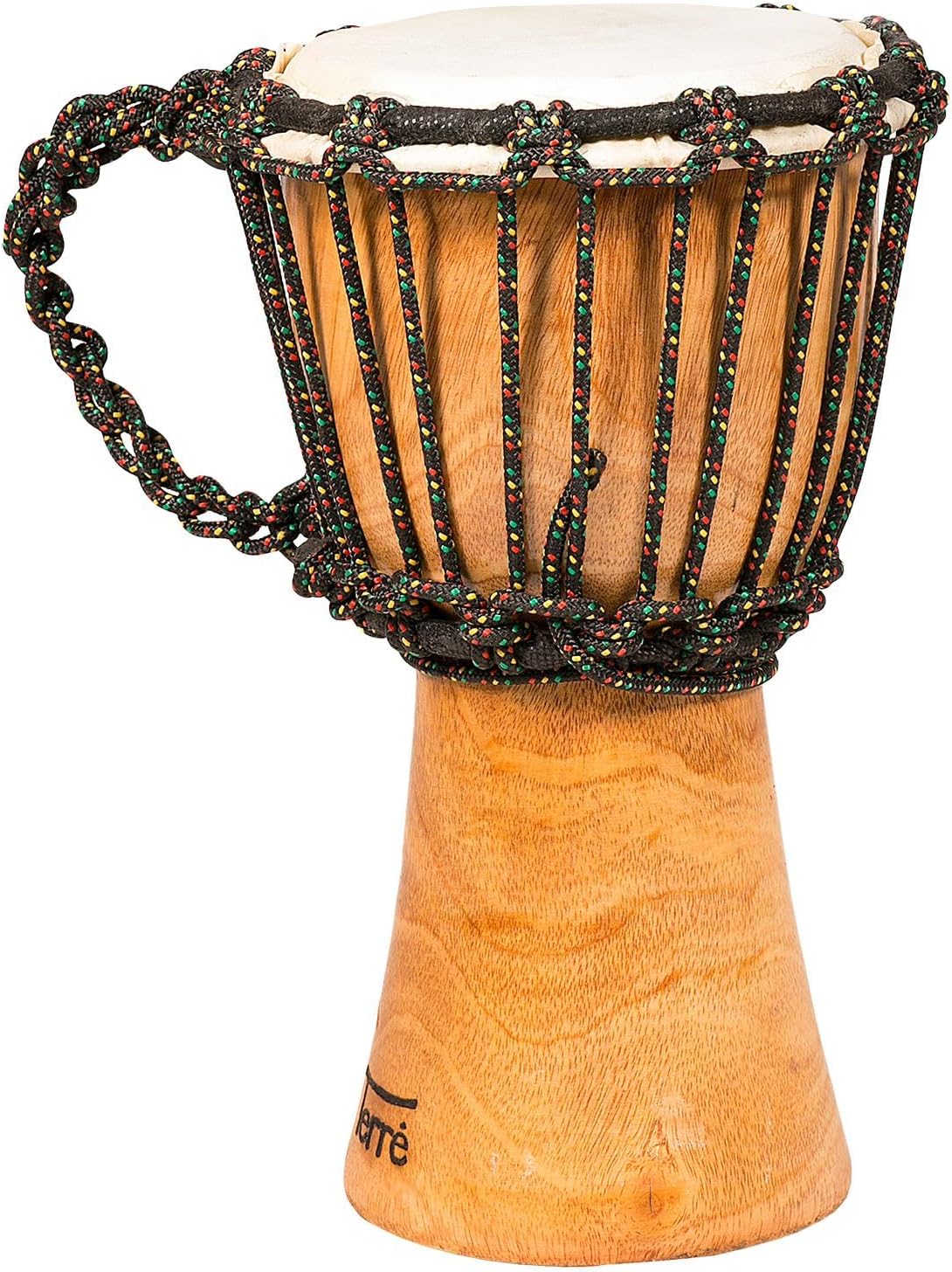 Djembe Principiante Liso, 10″ de alto, 5-6″ cabeza