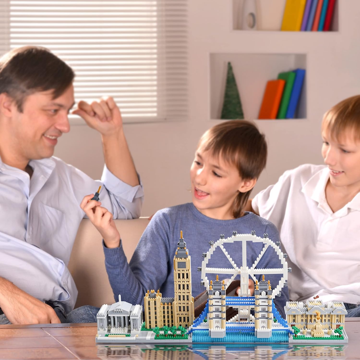 HGB Nincrane DAFDAG Micro Blocks London Skyline Big Architecture Collection Bloque de construcción para adultos, kit de modelo y regalo para niños y