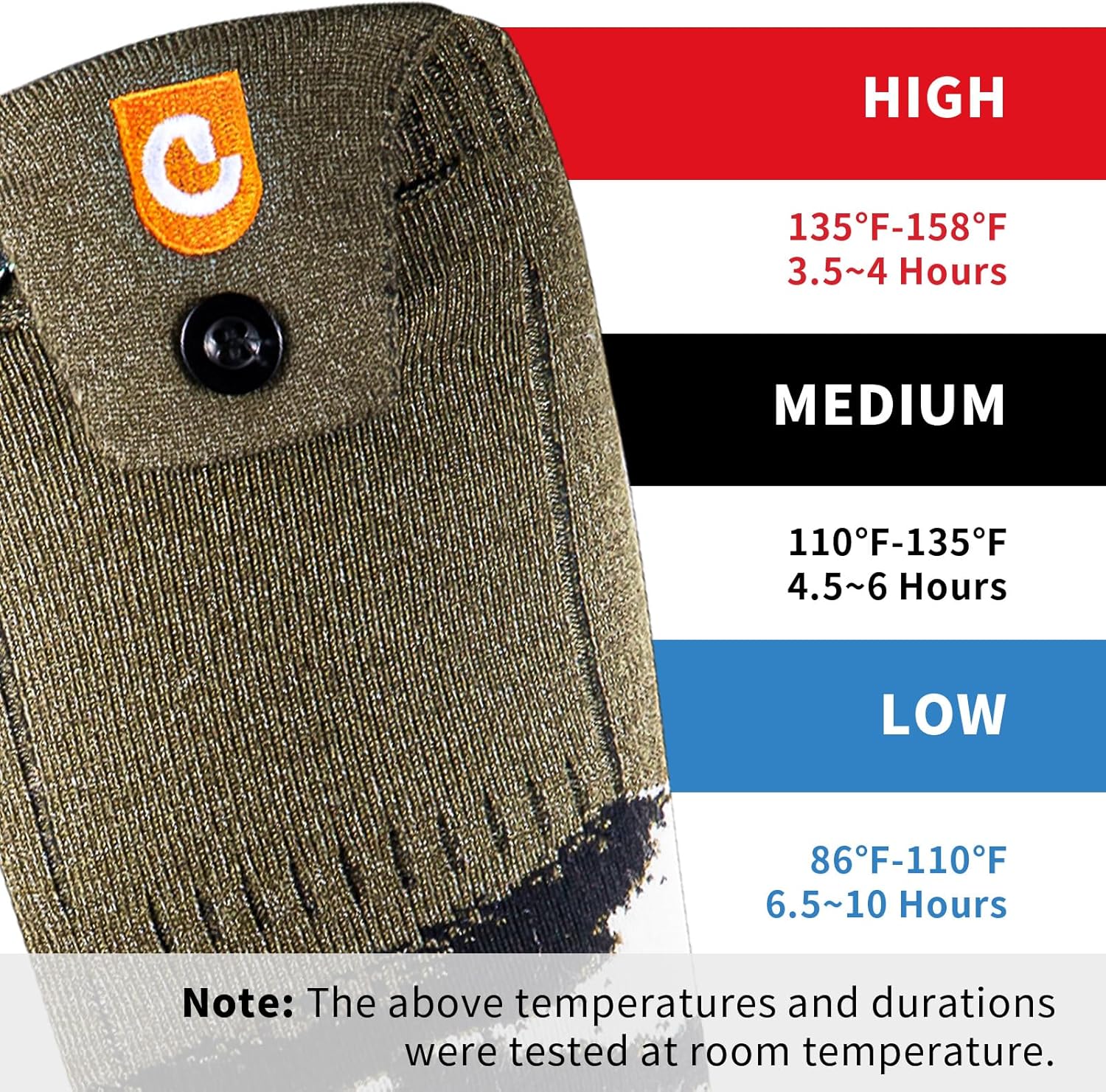 Heated Socks for Men Women – OIGOGOI 5000mAh Rechargeable Electric Heated Socks Foot Warmers 3 Heating Settings with APP Remote Control for Skiing