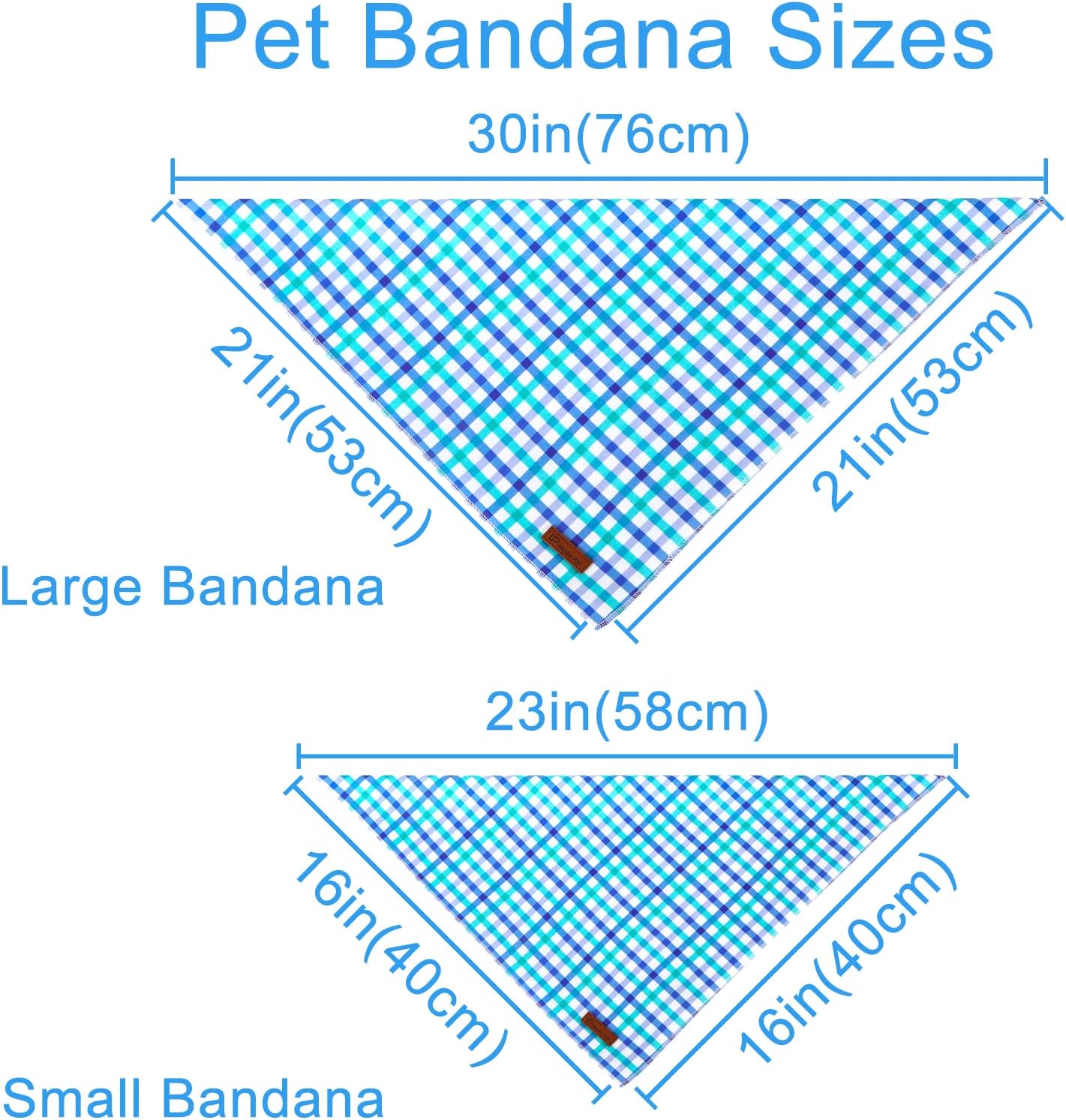 UP URARA PUP Bandana de verano para perro, cómoda bufanda triangular de algodón para perros medianos y grandes, pañuelo lavable para perros machos y